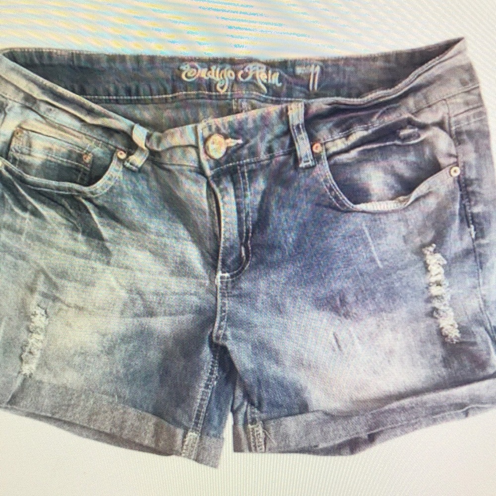 Blue Denim Shorts